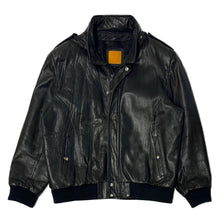 Load image into Gallery viewer, 1990’S POUR LE SPORT MADE IN ITALY LAMB LEATHER JACKET X-LARGE
