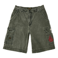 Load image into Gallery viewer, 1990’S JNCO JEANS STONEWASH KHAKI CARGO SHORTS 32
