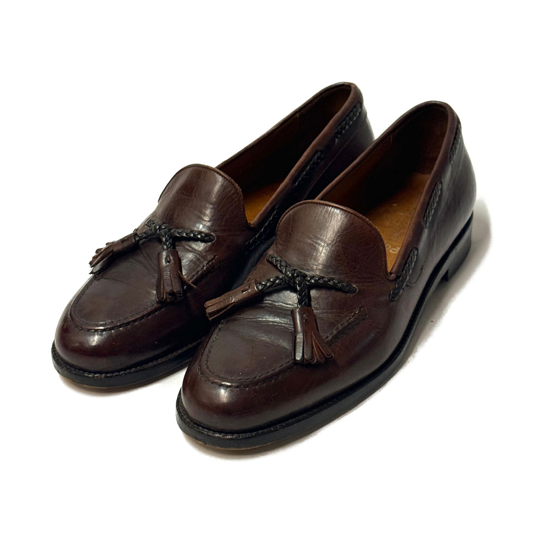1990’S POLO RALPH LAUREN MADE IN ITALY BENCH MADE TASSLE LOAFERS M7.5/W8.5