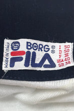 Load image into Gallery viewer, 1970’S FILA BJORN BORG MADE IN ITALY PROFESSIONAL TENNIS S/S POLO SHIRT SMALL
