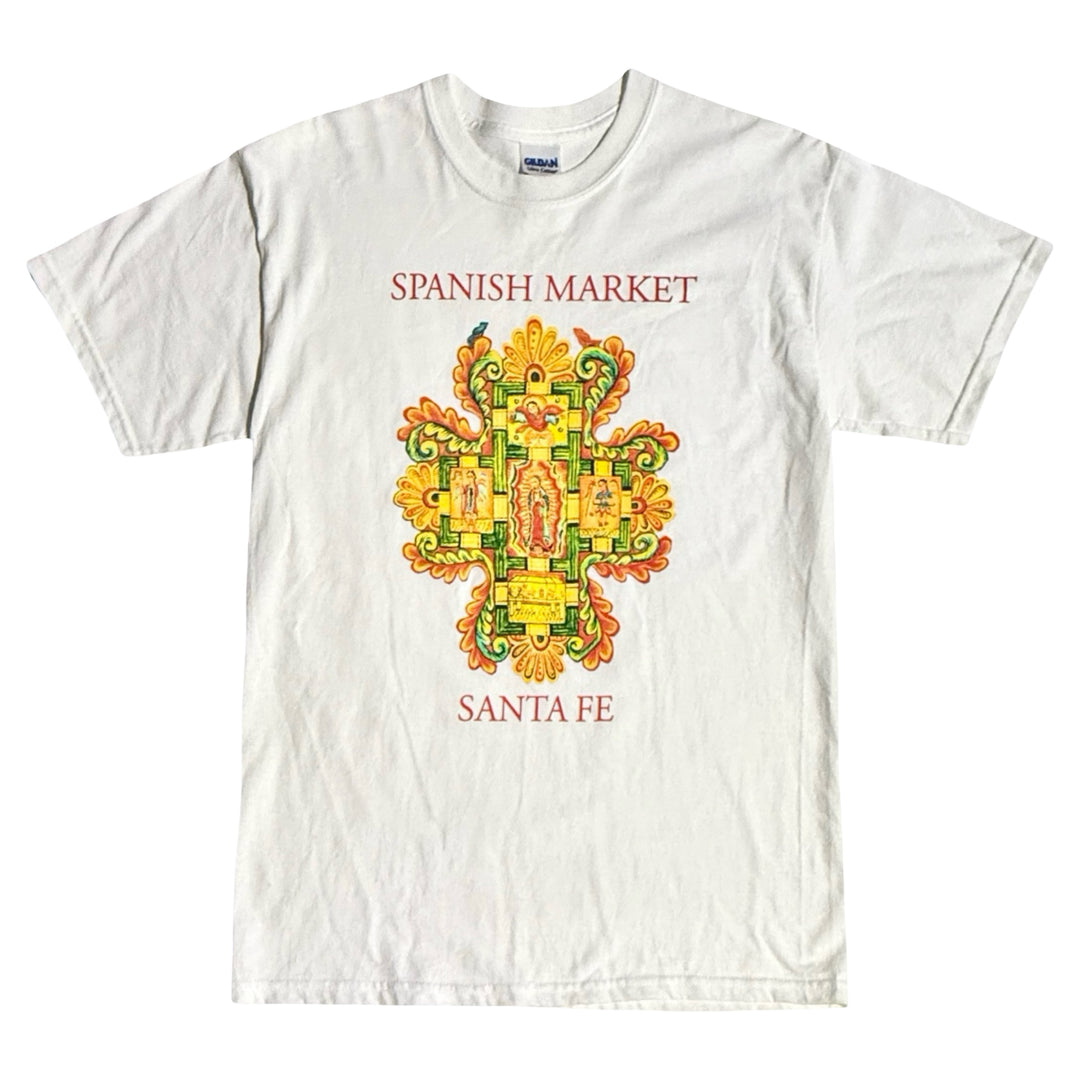 1990’S DEADSTOCK SPANISH MARKET FOLK ART GUADALUPE S/S T-SHIRT MEDIUM