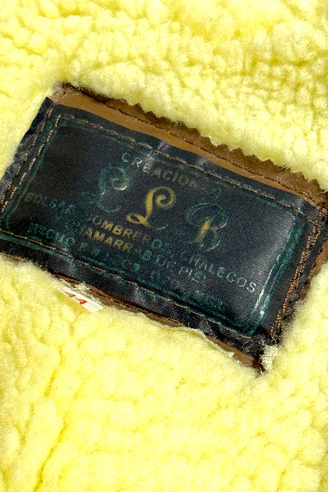 1970’S SHERPA LINED WESTERN SUEDE VEST LARGE