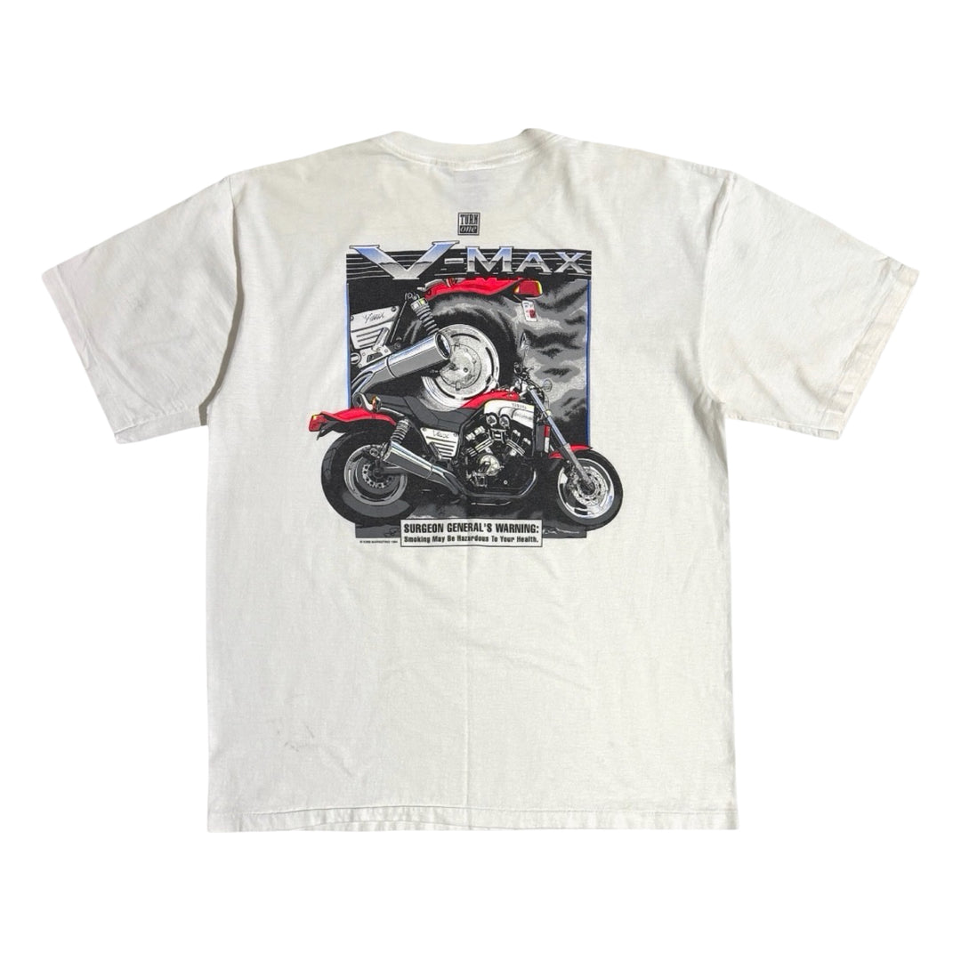 1990’S TURN ONE MADE IN USA YAMAHA V-MAX MOTORCYCLE S/S T-SHIRT X-LARGE