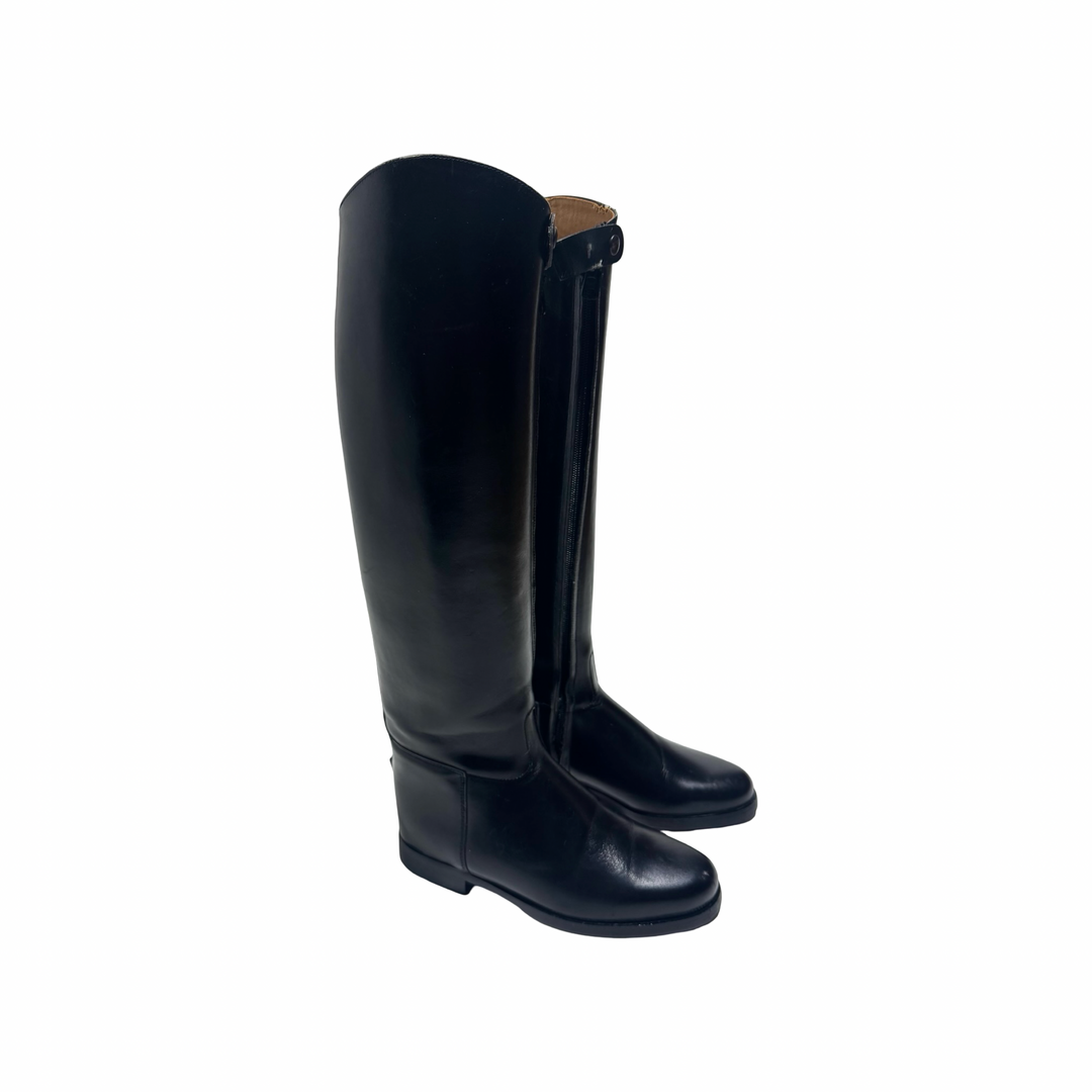 1990’S DEADSTOCK AIGLE LEATHER N.S. TALL RIDING BOOTS MADE IN FRANCE 7