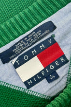 Load image into Gallery viewer, 1990’S TOMMY HILFIGER EMBROIDERED CREST KNIT SWEATER LARGE
