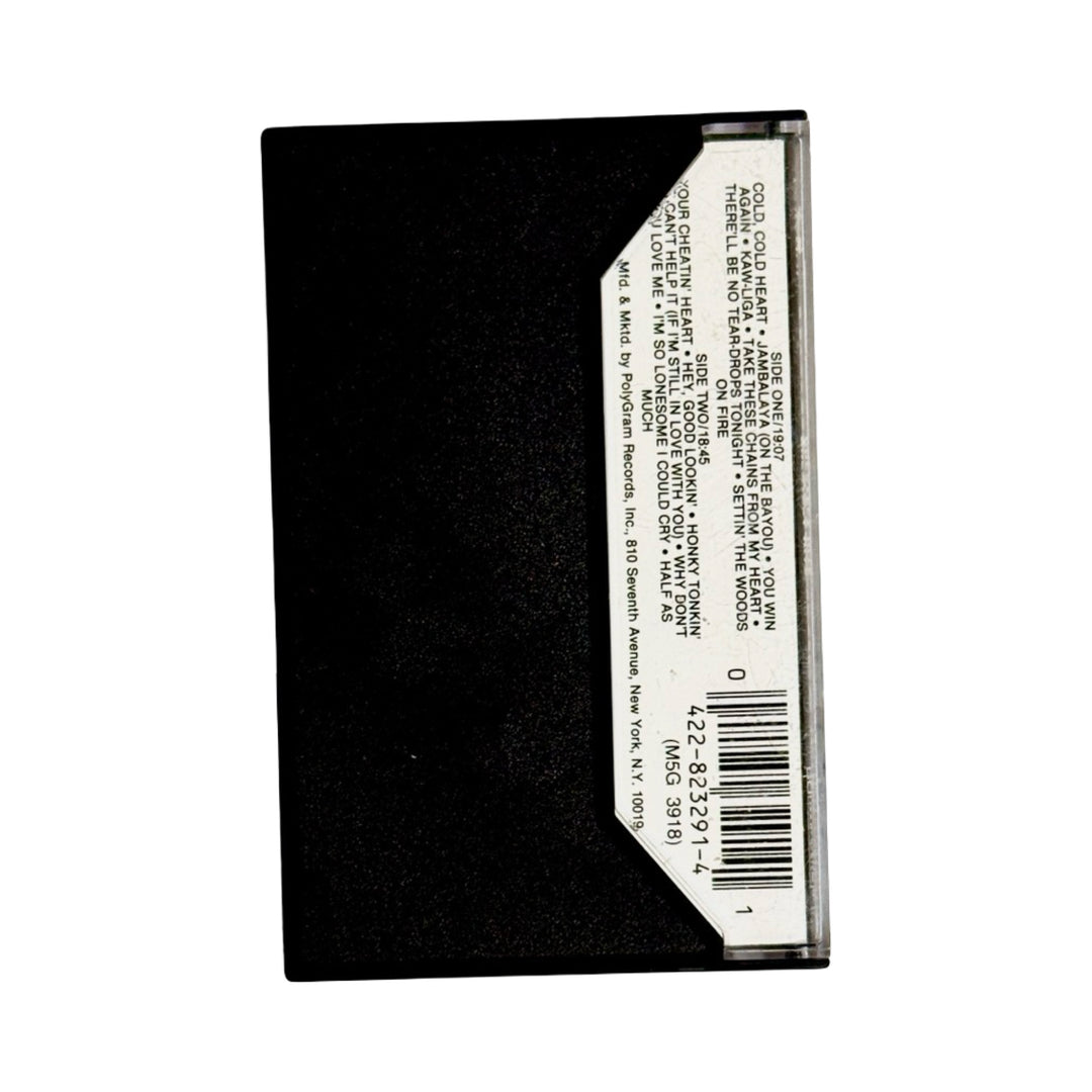 HANK WILLIAMS’ GREATEST HITS CASSETTE TAPE