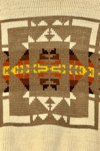 Load image into Gallery viewer, 1970’S JC PENNEY MADE IN USA KNIT SOUTHWESTERN PATTERN SWEATER MEDIUM

