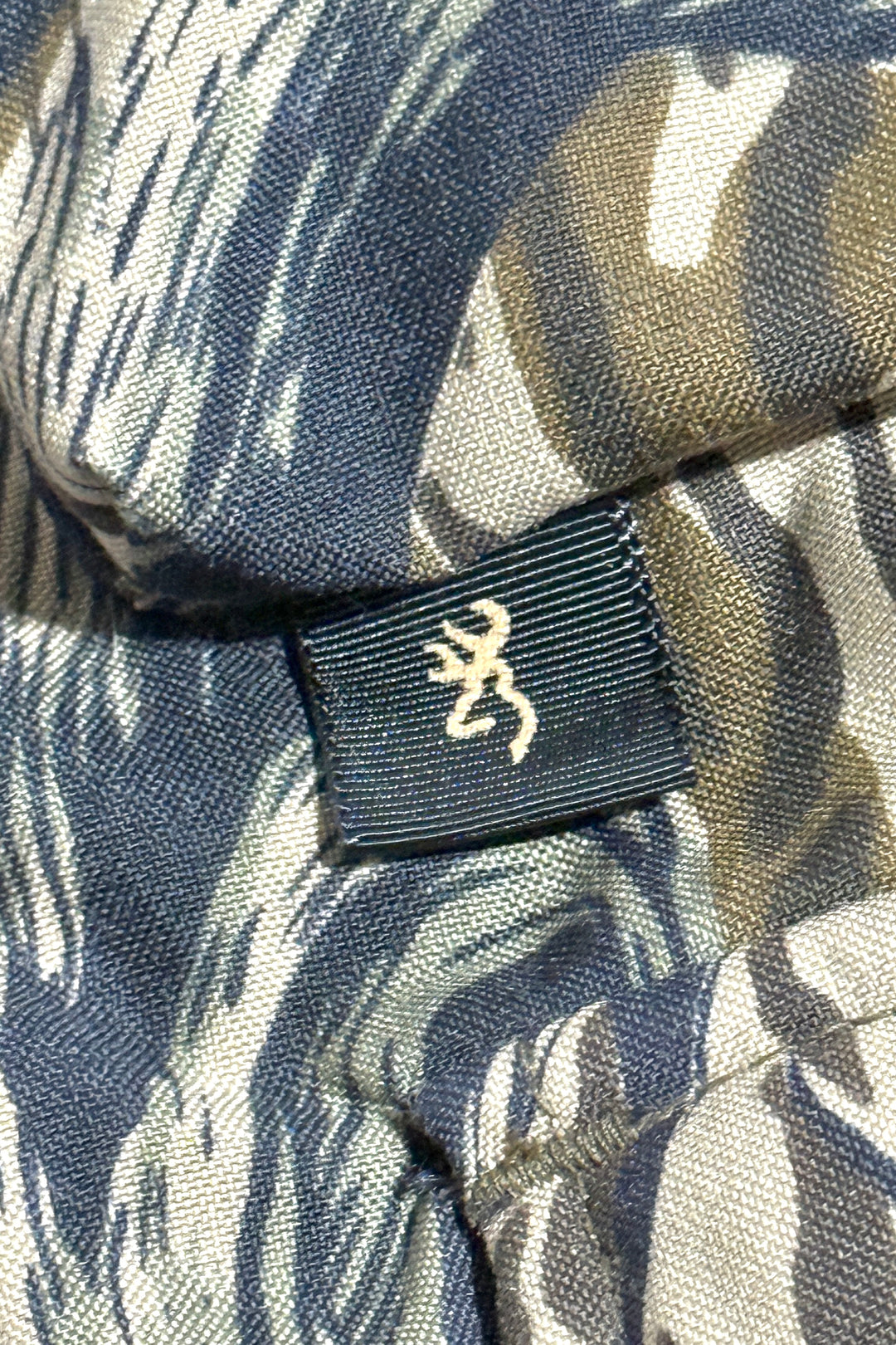 1990’S BROWNING MADE IN USA MOSSY OAK ™️ GORE•TEX HUNTING CAMO ZIP JACKET X-LARGE