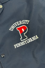 Cargar imagen en el visor de la galería, 1970’S UPENN UNION MADE IN USA COACHES JACKET X-LARGE
