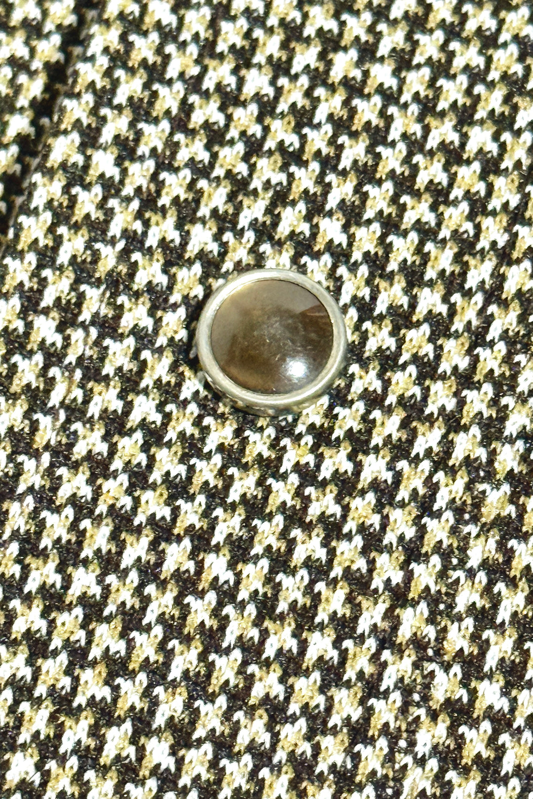 1960’S LEE RIDERS MADE IN USA CROPPED HOUNDSTOOTH WESTERN PEARL SNAP TRUCKER JACKET X-LARGE