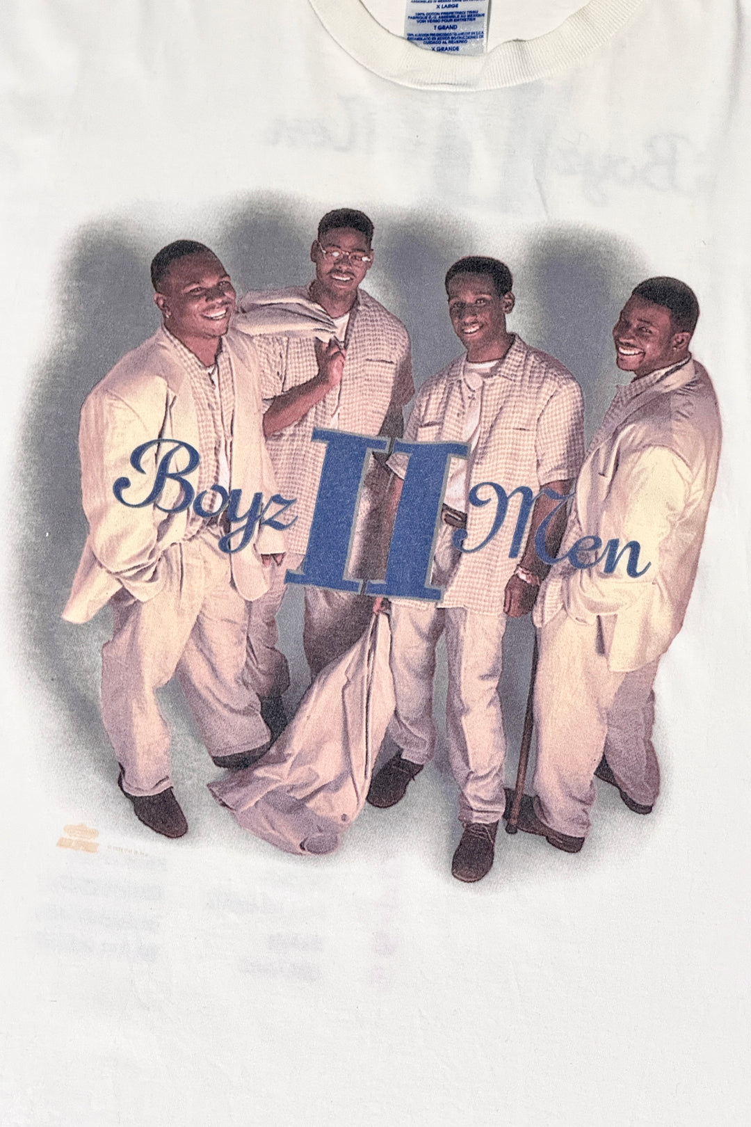 1990’S BOYZ II MEN MADE IN USA 94-95’  TOUR SINGLE STITCH S/S T-SHIRT X-LARGE