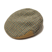 Load image into Gallery viewer, 1960’S METEO MADE IN FRANCE PLAID WOOL NEWSBOY HAT MEDIUM
