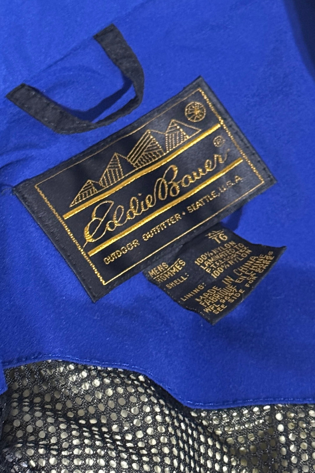 1990’S EDDIE BAUER GORE•TEX®️ 60/40 STYLE WATERPROOF HOODED PARKA JACKET X-LARGE