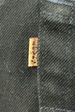 Cargar imagen en el visor de la galería, 1990&#39;S LEVI’S 545 MADE IN USA BLACK DENIM JEANS 34 X 30
