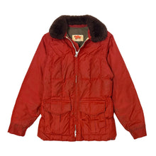 Load image into Gallery viewer, 1970’S COMFY MADE IN USA CROPPED SHERPA COLLAR QUILTED DOWN JACKET X-SMALL
