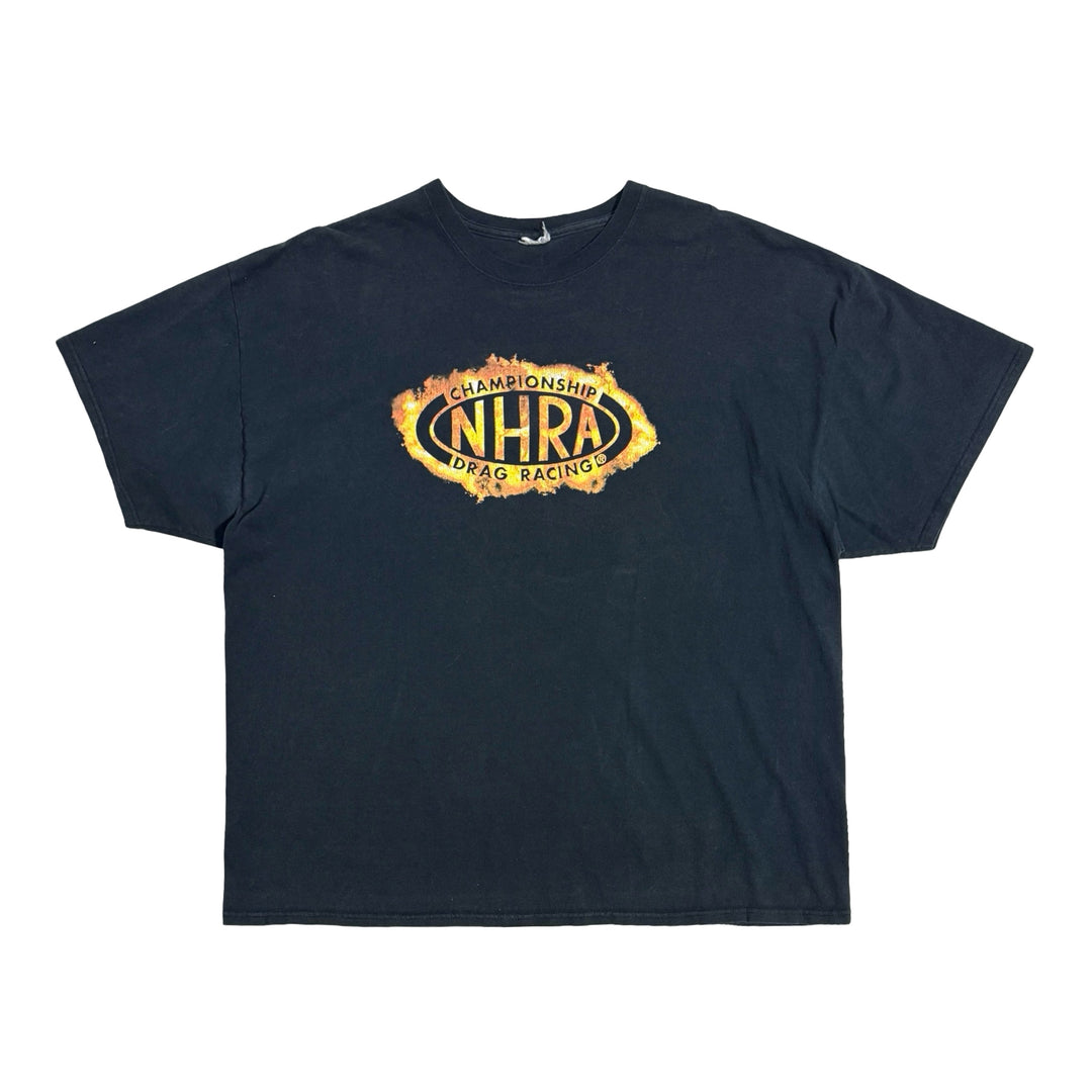 1990’S NHRA DRAG RACING MADE IN USA FADED FLAME LOGO S/S T-SHIRT XXL