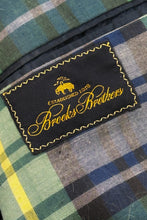 Cargar imagen en el visor de la galería, 1980’S BROOKS BROTHER UNION MADE IN USA PLAID SUIT JACKET BLAZER 40R
