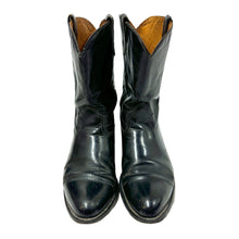 Cargar imagen en el visor de la galería, 1970’S BLACK MADE IN USA LEATHER RANCHER COWBOY BOOTS 13
