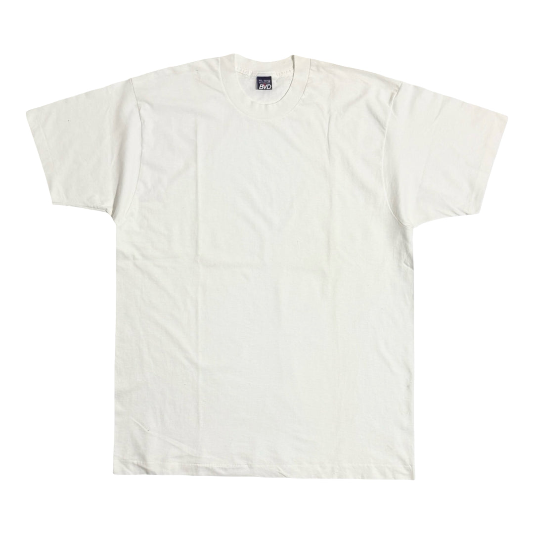 1980’S BVD MADE IN USA CREWNECK S/S UNDERSHIRT T-SHIRT XXL