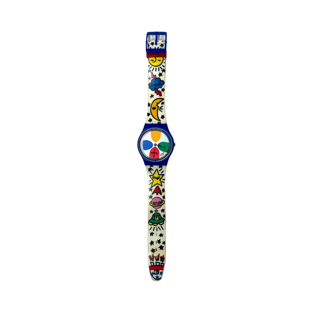 1993 SWATCH X JEAN-CHARLES DE CASTELBAJAC SPACE PEOPLE WRISTWATCH