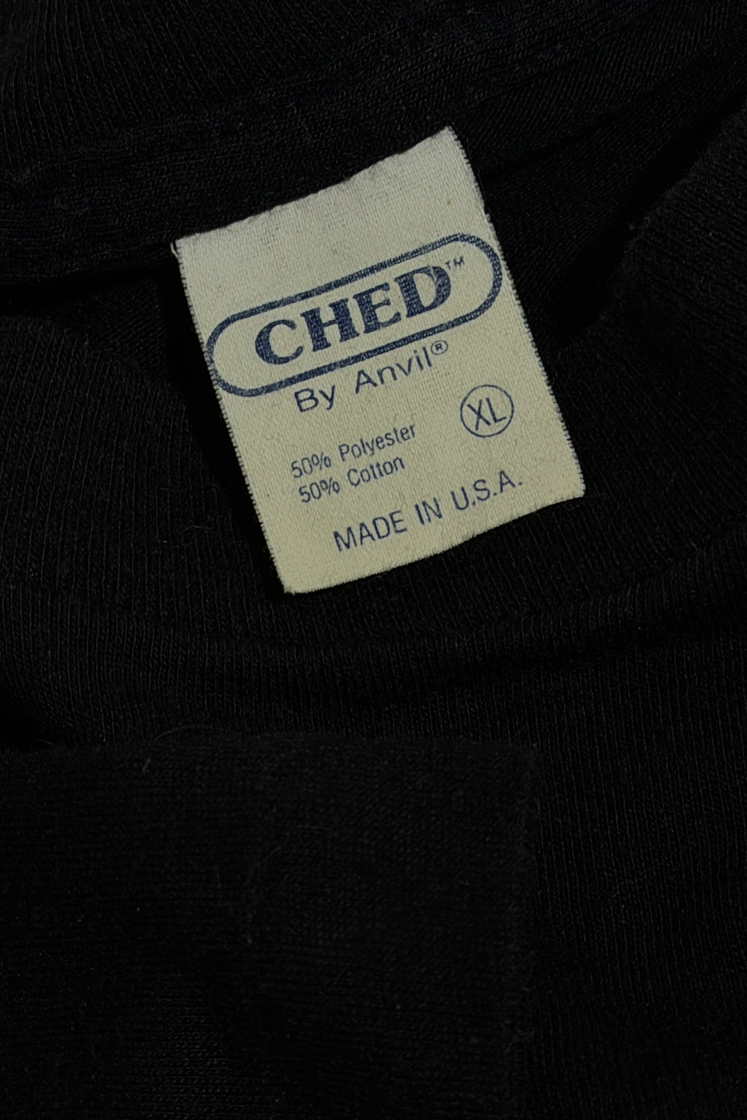 1970’S PROUD ITALIAN MADE IN USA ITALY FLAG PRINT SINGLE STITCH FADED BLACK S/S T-SHIRT LARGE