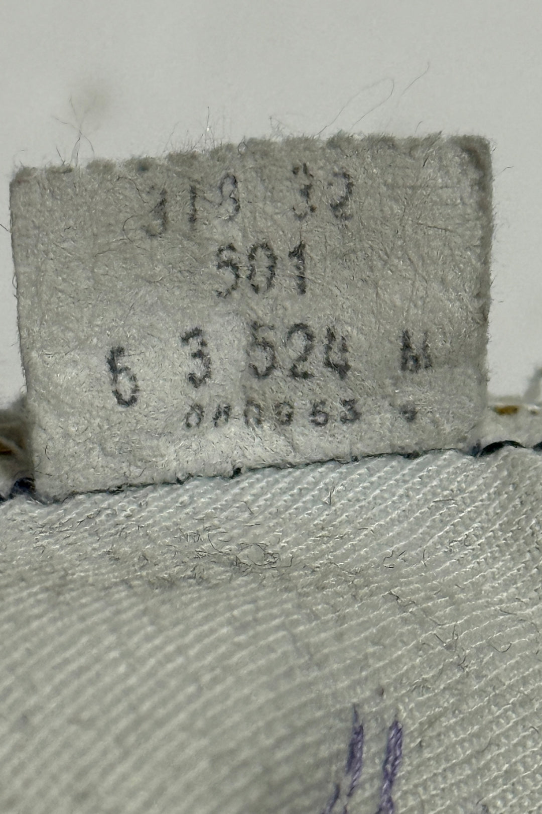 1980’S LEVI’S 501 MADE IN USA SELVEDGE ALTERED & REPAIRED LIGHT WASH DENIM JEANS 34 X 30