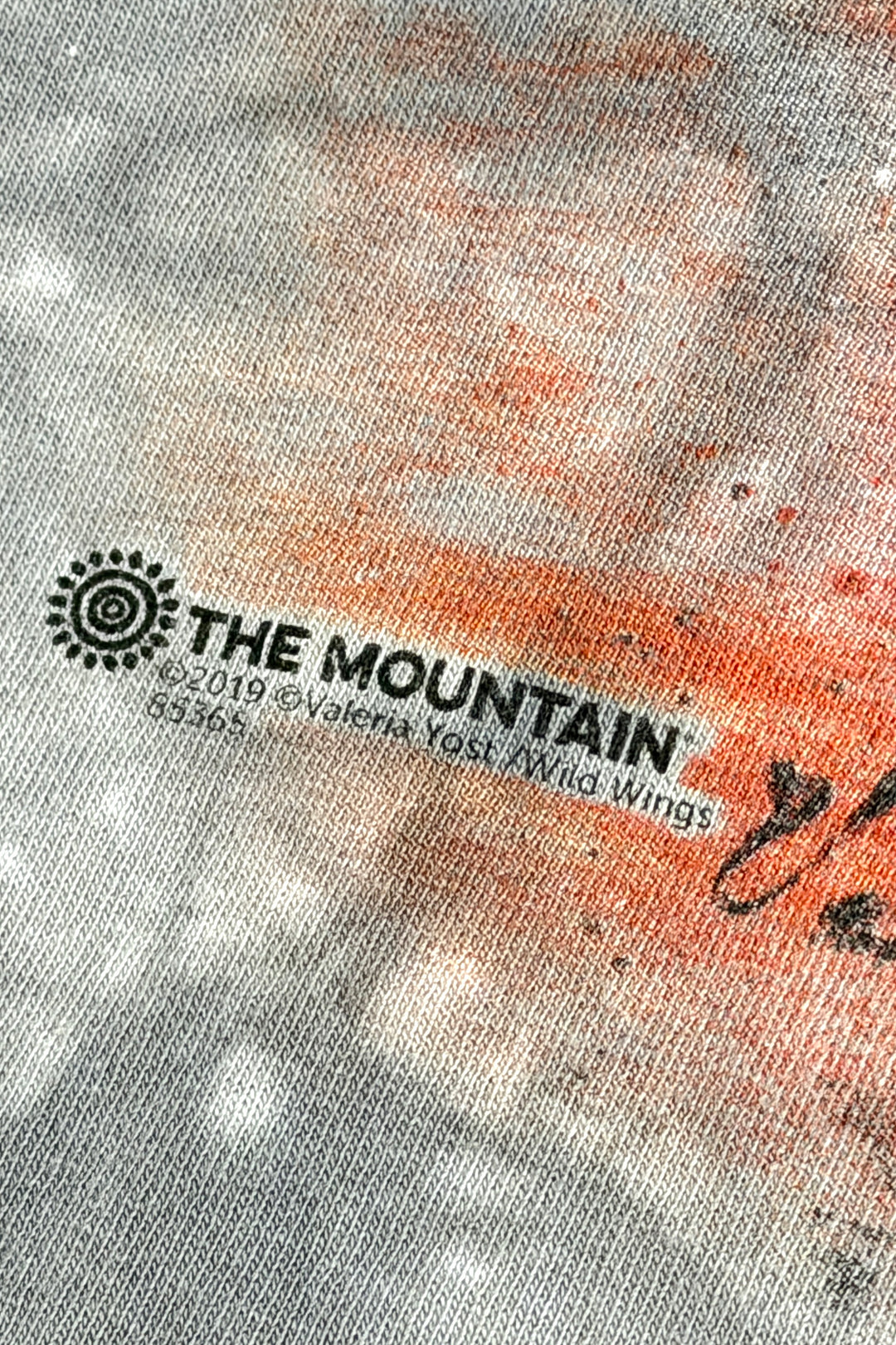 2000’S DEADSTOCK VALERIA YOST WILD HORSES ART TIE DYE PRINT L/S T-SHIRT MEDIUM