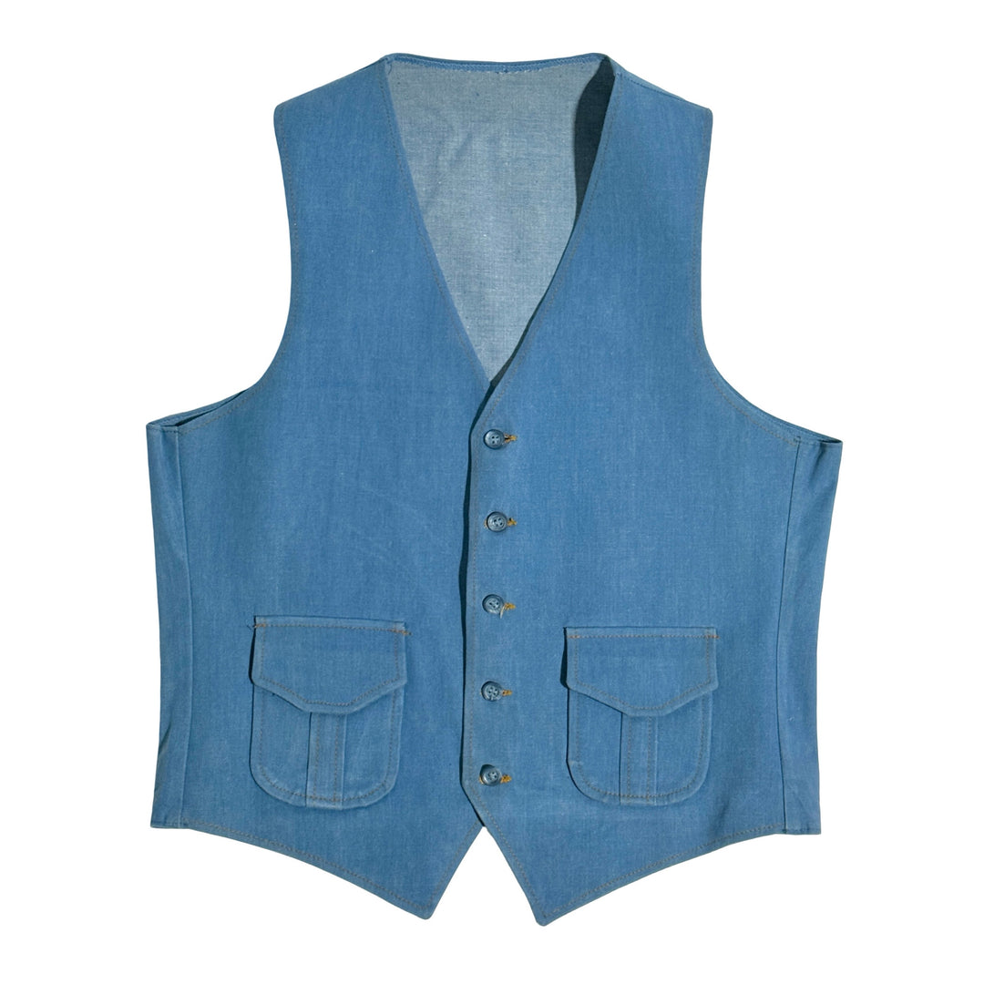 1970’S SEARS MADE IN USA WESTERN DENIM 3 PIECE SUIT 40R