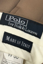 Cargar imagen en el visor de la galería, 1990’S POLO RALPH LAUREN MADE IN ITALY HIGH WAISTED PLEATED PANTS 34 X 30
