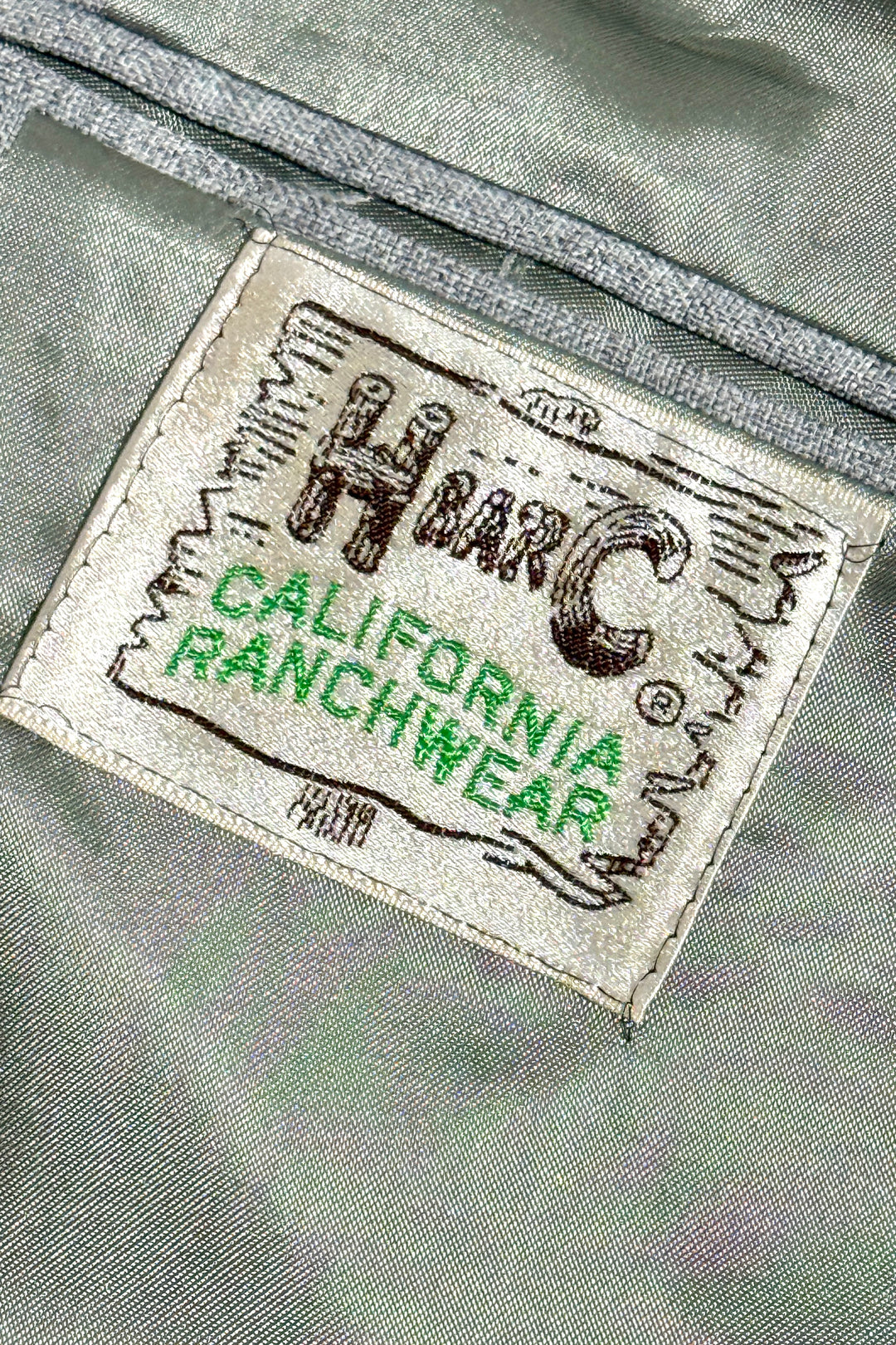 1970’S H BAR C MADE IN USA MARLED GRAY WESTERN SUIT JACKET BLAZER 40 R