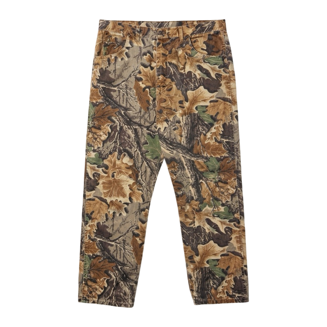 1990’S ADVANTAGE®️ MADE IN USA HUNTING CAMO DENIM JEANS 36 X 28