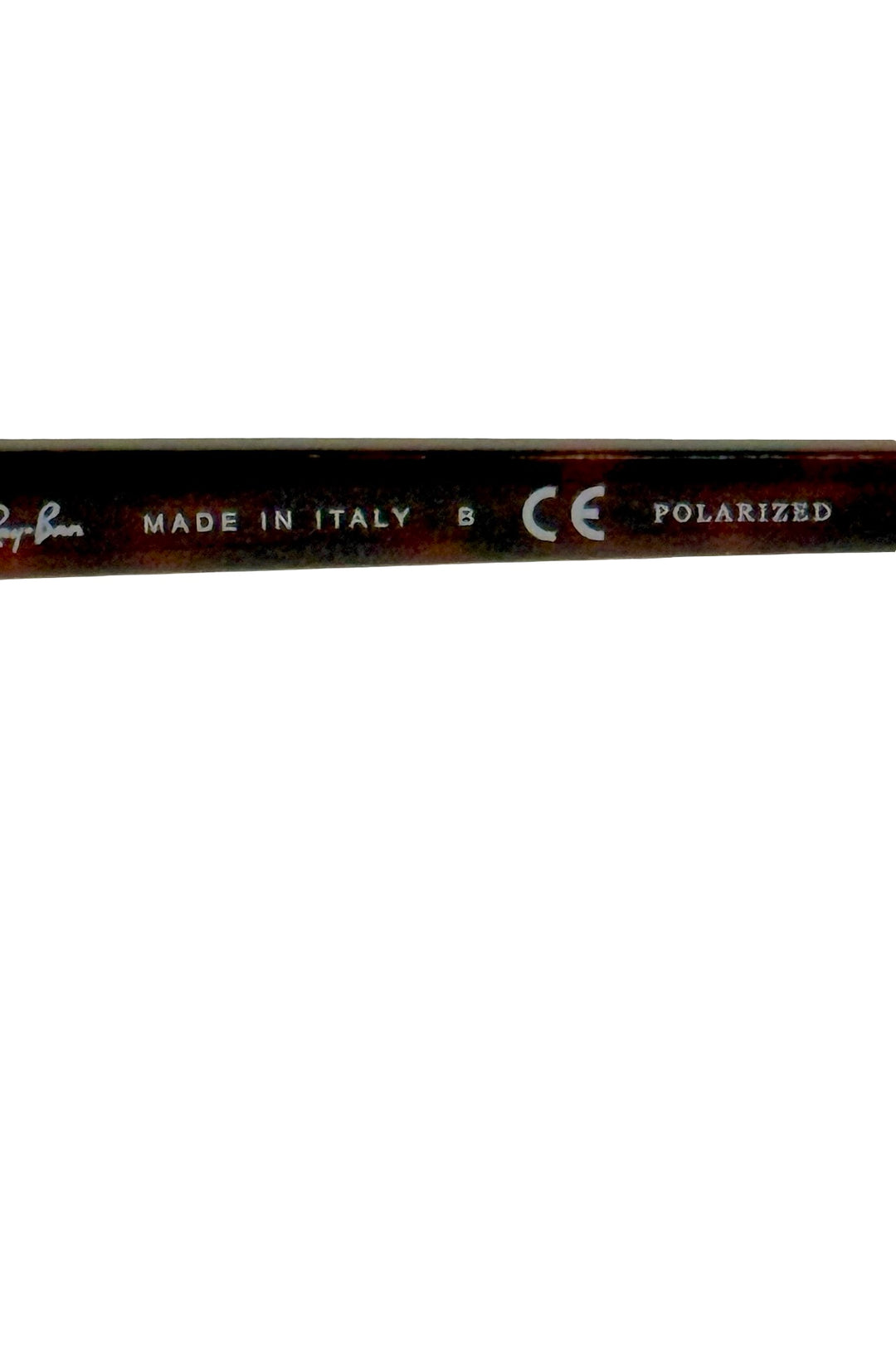 2000’S RAY BAN MADE IN ITALY TORTOISE / GOLD FRAME CLUBMASTER SUNGLASSES