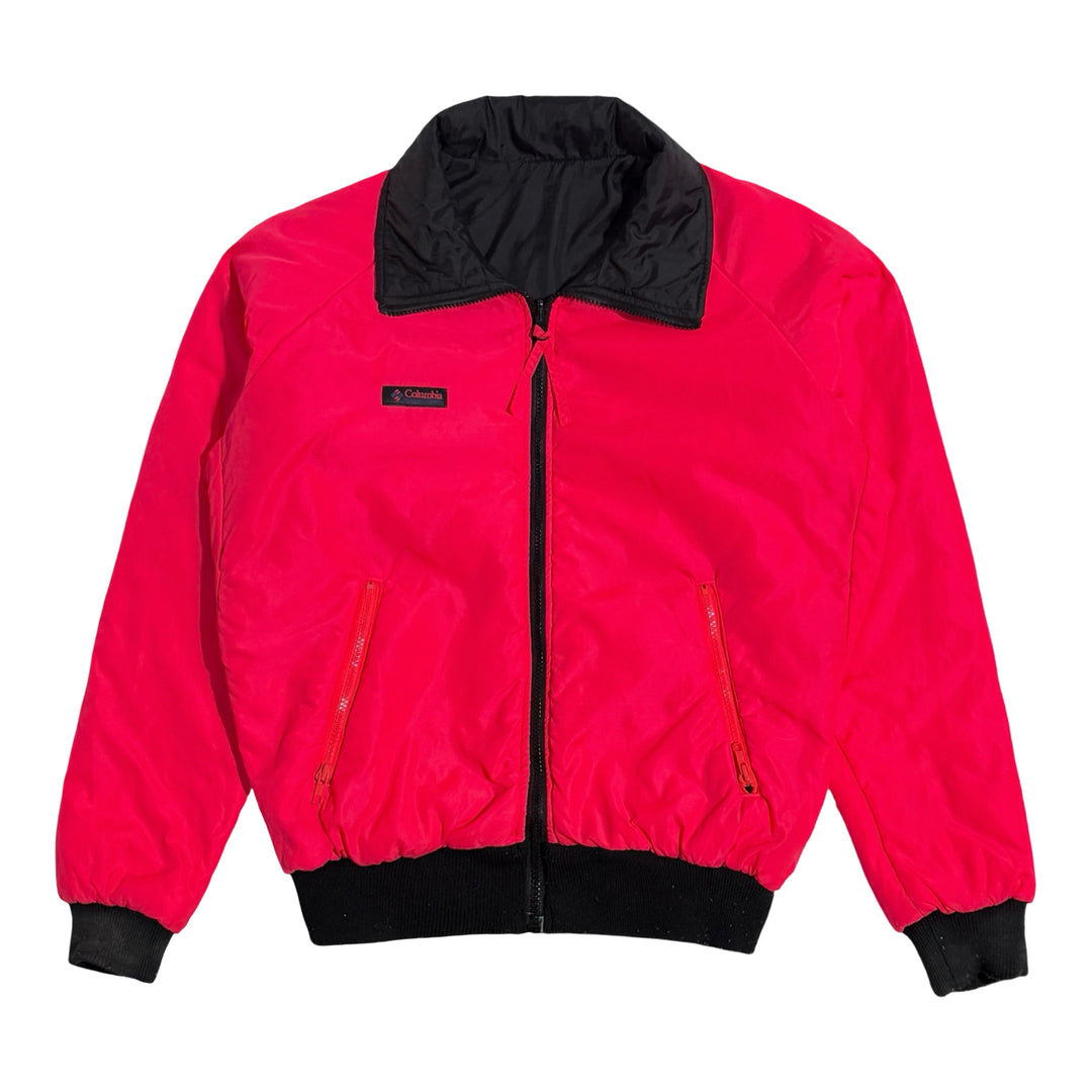 1990’S COLUMBIA CROPPED REVERSIBLE WINDBREAKER ZIP JACKET LARGE