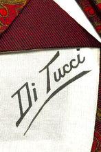 Cargar imagen en el visor de la galería, 1960’S DI TUCCI MADE IN ITALY NOVELTY PRINT HANDMADE NECK TIE
