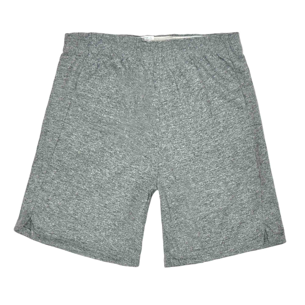 1980’S DEADSTOCK MARLED GRAY MADE IN USA 5 INCH ATHLETIC SHORTS SMALL