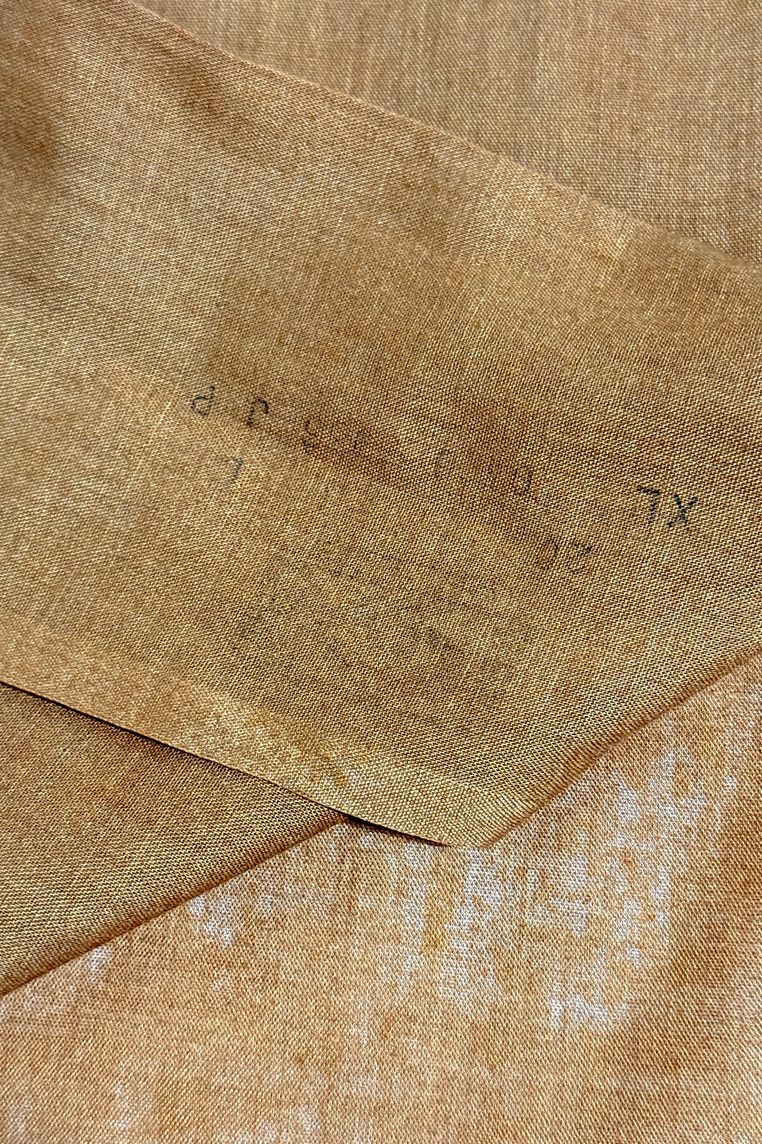 1970’S ARROW WEEKENDERS UNION MADE IN USA CROPPED SELVEDGE TWO POCKET LOOP COLLAR S/S B.S. SHIRT X-LARGE