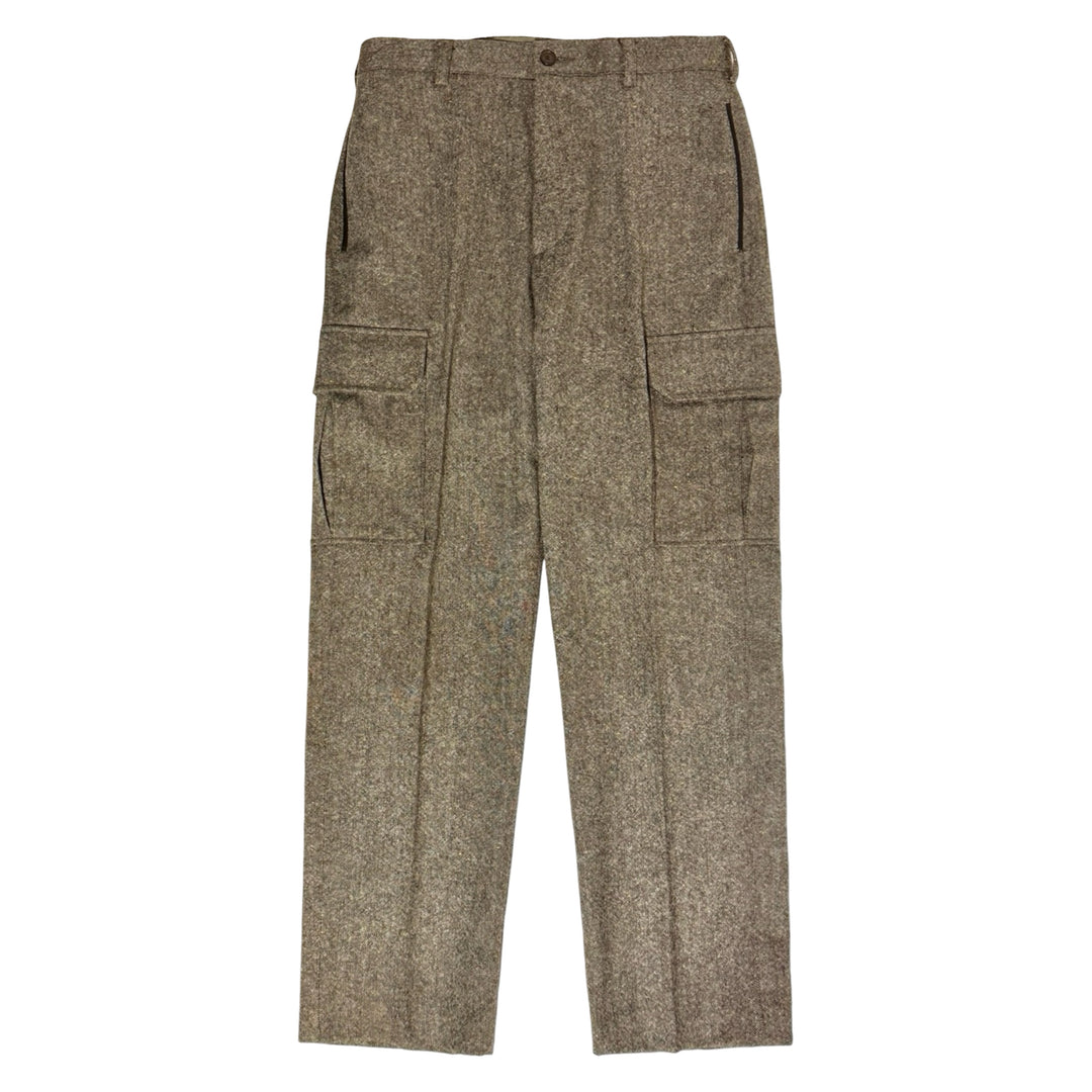 1990’S ORVIS SIGNATURE COLLECTION MADE IN USA FLECKED TWEED CARGO PANTS 32 X 30
