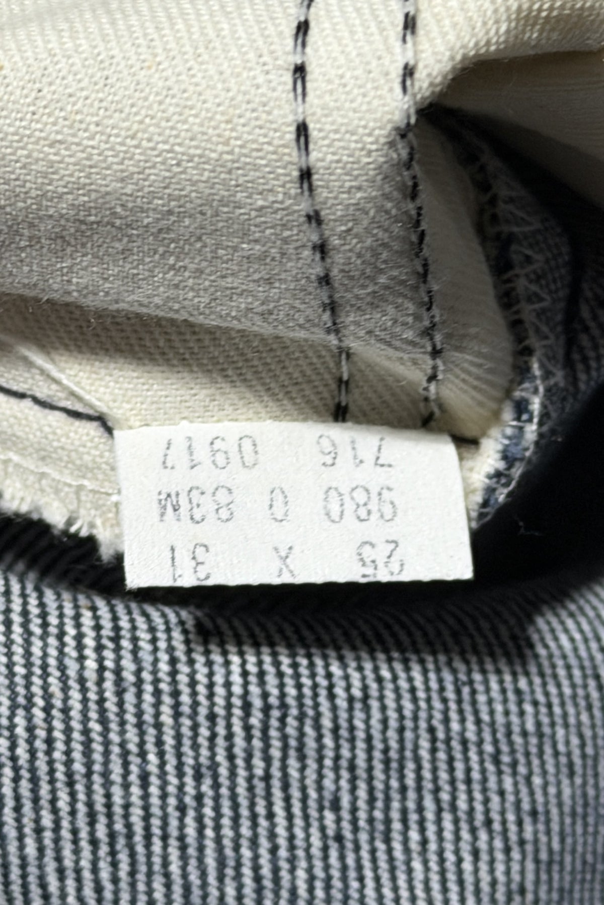 1970's Levi's Deadstock Saddleman 716 bootcut jeans 25 x 32