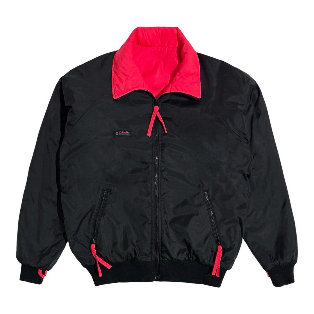 1990’S COLUMBIA CROPPED REVERSIBLE WINDBREAKER ZIP JACKET LARGE
