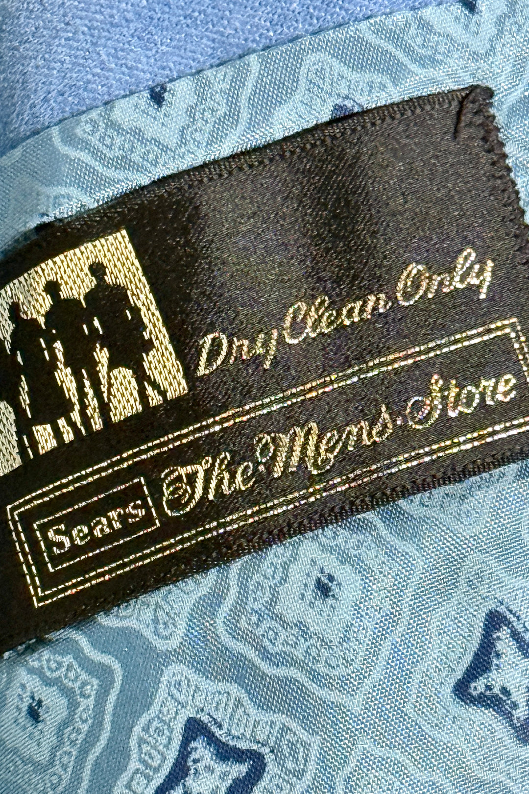 1970’S SEARS MADE IN USA WESTERN DENIM 3 PIECE SUIT 40R