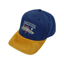 Load image into Gallery viewer, 2000’S INTERNATIONAL BALLOON FIESTA SUEDE BILL DAD HAT
