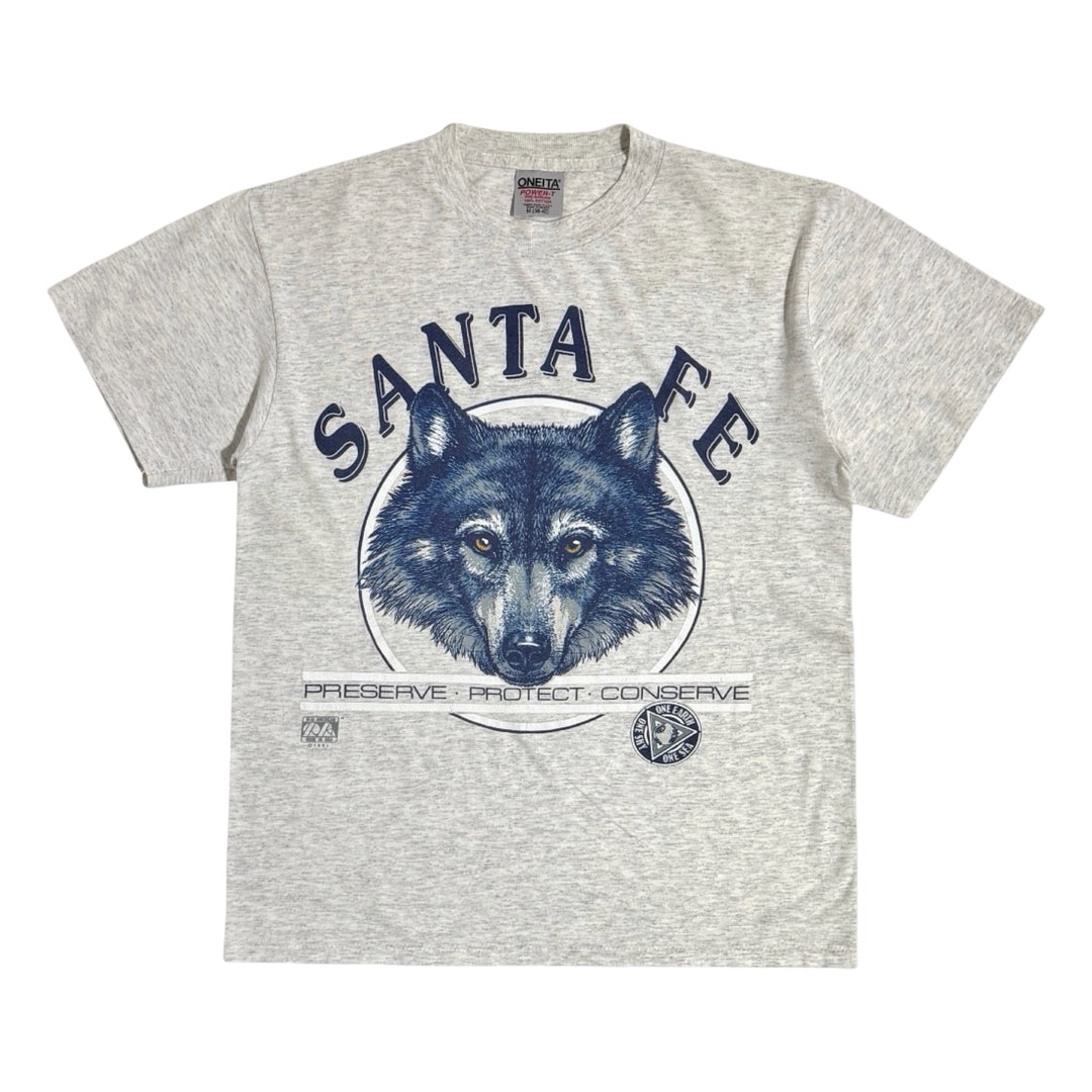 1990’S SANTA FE WOLVES MADE IN USA SINGLE STITCH S/S T-SHIRT MEDIUM