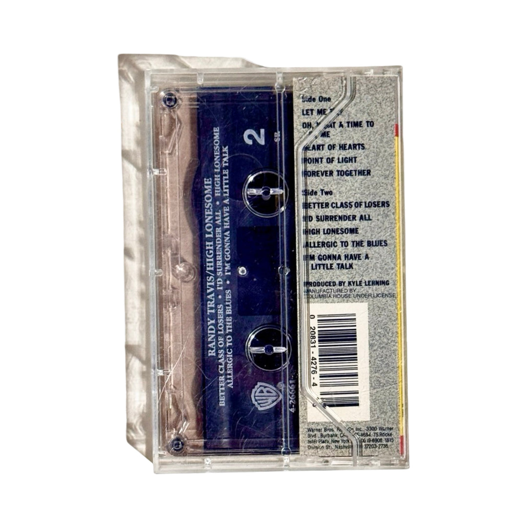 RANDY TRAVIS HIGH LONESOME CASSETTE TAPE