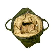 Load image into Gallery viewer, 1970’S THRASHED US ARMY MADE IN USA HELMET TOTE BAG
