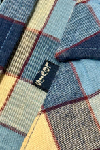 Load image into Gallery viewer, 1970’S LEVI’S MADE IN USA PLAID FLANNEL PEARL SNAP WESTERN L/S B.D. SHIRT SMALL
