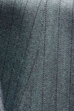 Load image into Gallery viewer, 1960’S PENNEY’S TOWNCRAFT MADE IN USA 2 PIECE HERRINGBONE SHARKSKIN WOOL WIDE LAPEL BOOTCUT SUIT LARGE

