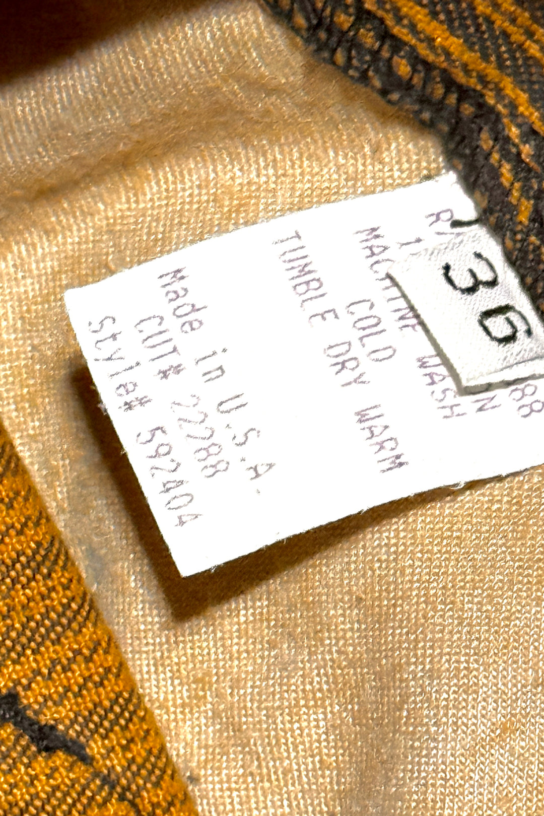 1990’S SCULLY MADE IN USA WESTERN STYLE DUNGAREES STRIPED DENIM COWBOY PANTS 36 X 28