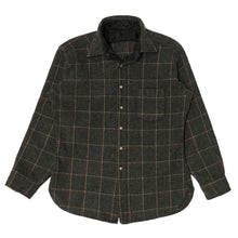 Load image into Gallery viewer, 1970’S PENDLETON MADE IN USA REPAIRED PLAID WOOL FLANNEL L/S B.S. SHIRT MEDIUM
