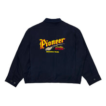 Load image into Gallery viewer, 1960’S PIONEER BEER UNITOG UNION MADE IN USA CROPPED CHAINSTITCHED GABARDINE WORKWEAR JACKET XX-LARGE
