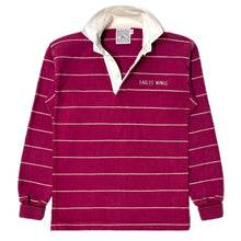Load image into Gallery viewer, 1990’S LANDS’ END MADE IN USA STRIPED KNIT L/S RUGBY SHIRT SMALL
